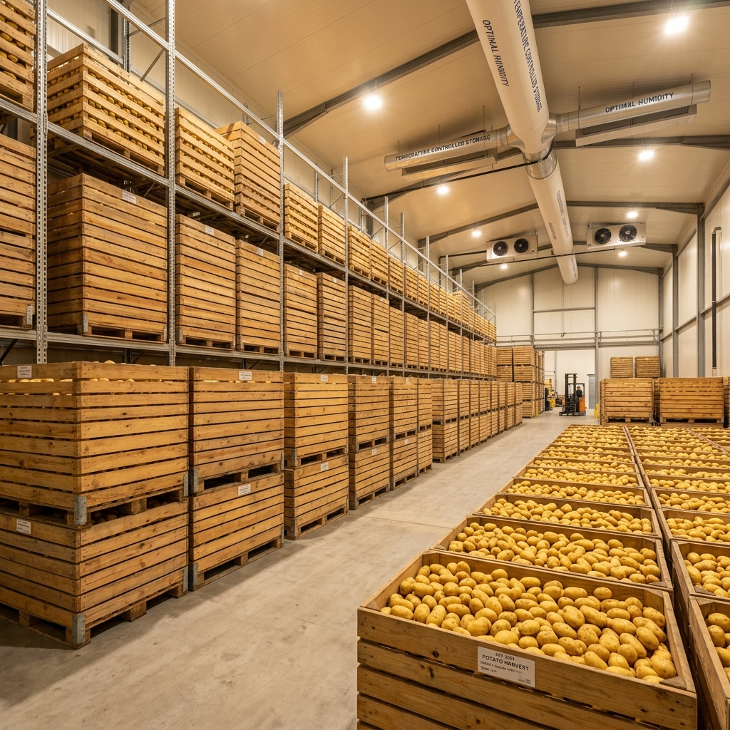 State-of-the-art cold storage warehouse for Colomba potatoes